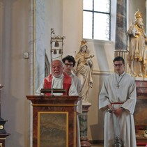 Pfingstgottesdienst in St. Leo, Rödersheim