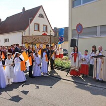 Fronleichnamsprozession 2016 in St. Medardus