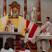 Dankamt zum 65-jährigem Priesterjubiläum von Pfarrer Karl Schäffer