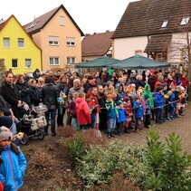 Sommertagsspiel und Winterverbrennung an Laetare in St. Medardus