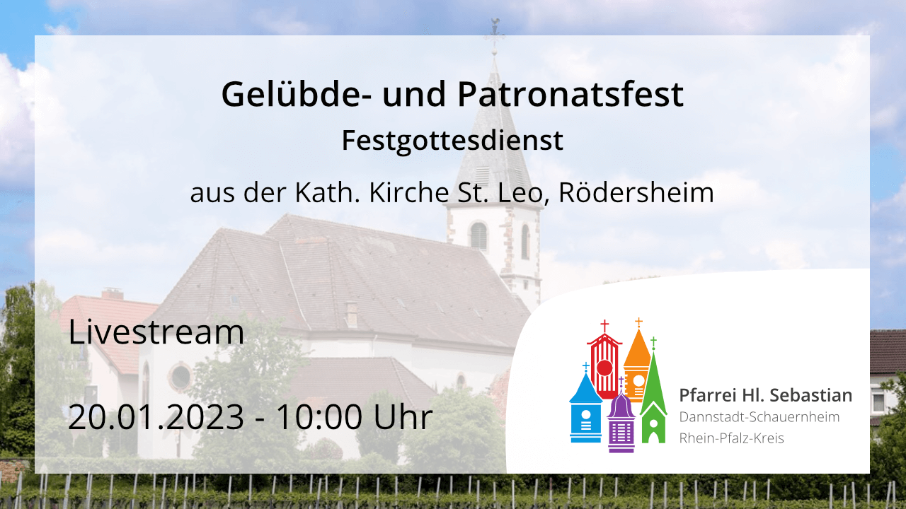 Gelübde- und Patronatsfest am 20.01.2023