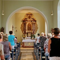 Gottesdienst in St. Cäcilia, Schauernheim