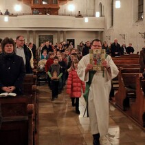 Vorstellung der Kommunionkinder 2018 St. Medardus