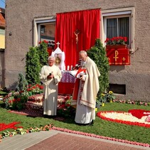 Fronleichnamsprozession 2018 in St. Leo Rödersheim