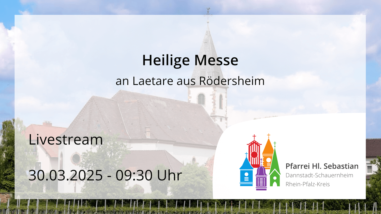 Gottesdienst am Sonntag, dem 30.03.2025