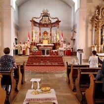 Dankamt zum 65-jährigem Priesterjubiläum von Pfarrer Karl Schäffer