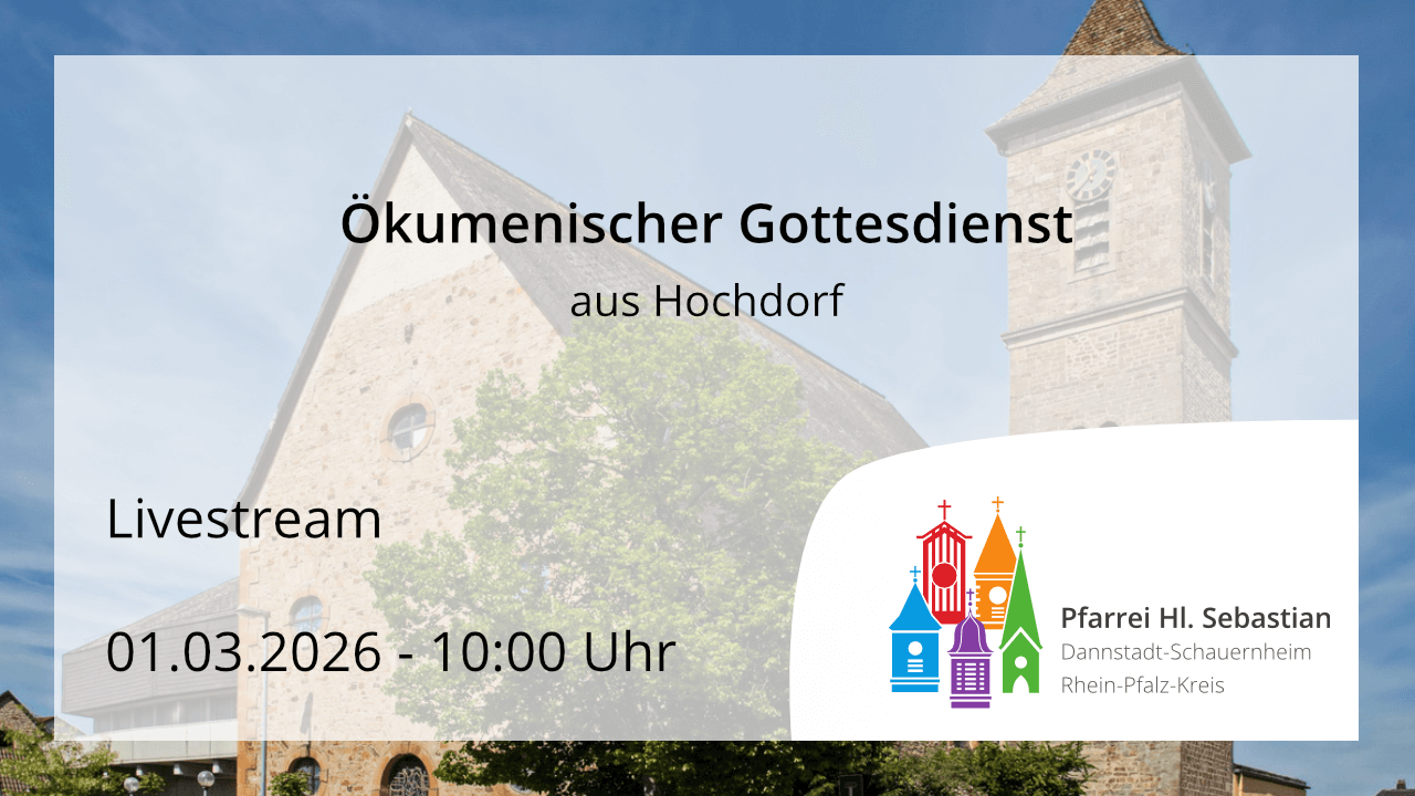 Ökumenischer Gottesdienst am Sonntag, dem 01.03.2026