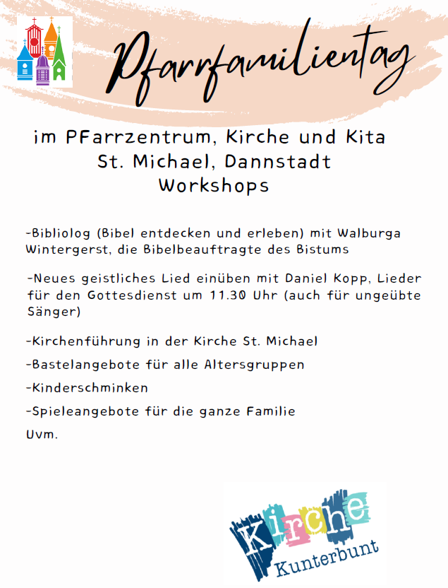 Pfarrfamilientag Workshops