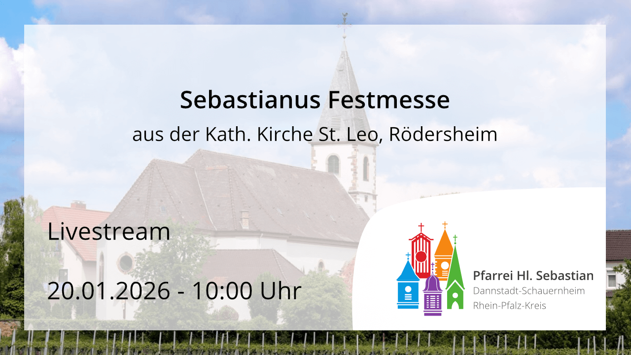 Sebastianus Festmesse am Dienstag, dem 20.01.2026