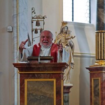 Pfingstgottesdienst in St. Leo, Rödersheim