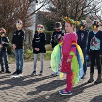 Winterverbrennung an Laetare in St. Medardus