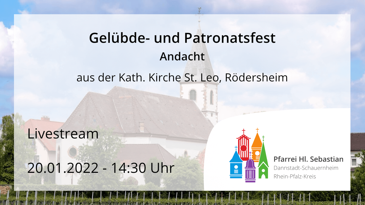 Andacht am Gelübde- und Patronatsfest, den 20.01.2022