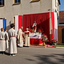 Fronleichnamsprozession 2018 in St. Leo Rödersheim