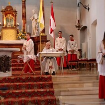 Dankamt zum 65-jährigem Priesterjubiläum von Pfarrer Karl Schäffer