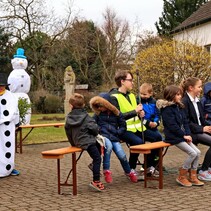 Sommertagsspiel und Winterverbrennung an Laetare in St. Medardus