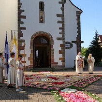 Fronleichnamsprozession 2018 in St. Leo Rödersheim