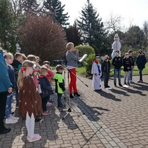 Winterverbrennung an Laetare in St. Medardus