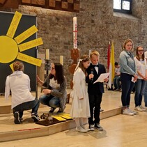 Dankandacht der Erstkommunionkinder 2018 in St. Peter