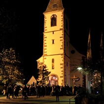 Christmette in St. Leo, Rödersheim