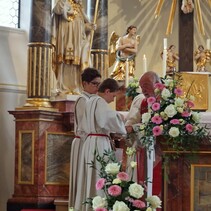 Pfingstgottesdienst in St. Leo, Rödersheim