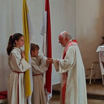 Pfingstgottesdienst in St. Leo, Rödersheim