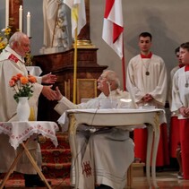 Dankamt zum 65-jährigem Priesterjubiläum von Pfarrer Karl Schäffer