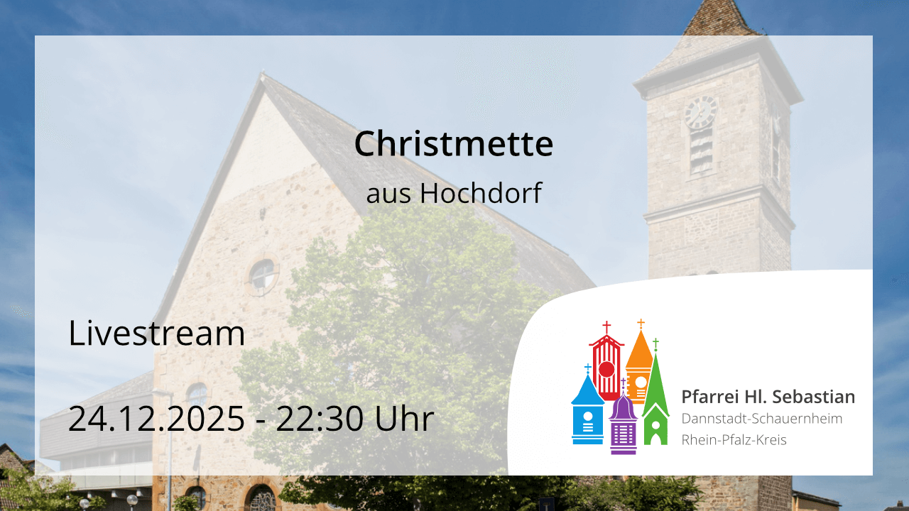 Christmette am Mittwoch, dem 24.12.2025