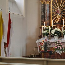 Pfingstgottesdienst in St. Leo, Rödersheim