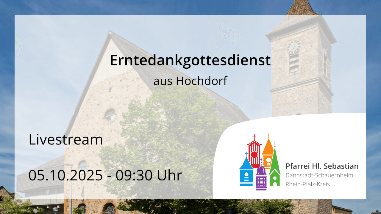 Erntedankgottesdienst am Sonntag, dem 05.10.2025