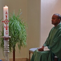 Gottesdienst in St. Cäcilia, Schauernheim