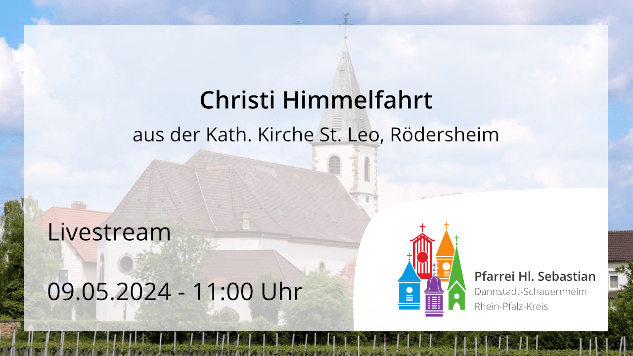 Gottesdienst an Christi Himmelfahrt, den 09.05.2024