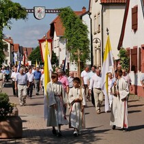 Fronleichnamsprozession 2018 in St. Leo Rödersheim