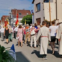 Fronleichnamsprozession 2018 in St. Leo Rödersheim