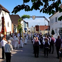 Fronleichnamsprozession 2018 in St. Leo Rödersheim