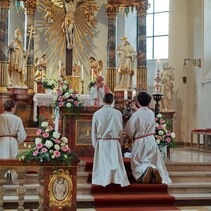 Pfingstgottesdienst in St. Leo, Rödersheim