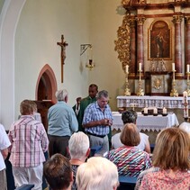 Gottesdienst in St. Cäcilia, Schauernheim