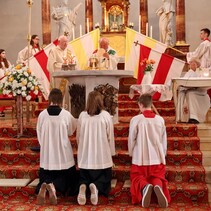 Dankamt zum 65-jährigem Priesterjubiläum von Pfarrer Karl Schäffer