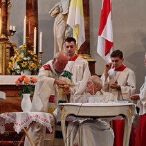 Dankamt zum 65-jährigem Priesterjubiläum von Pfarrer Karl Schäffer