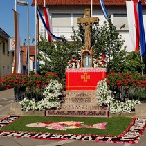 Fronleichnamsprozession 2018 in St. Leo Rödersheim