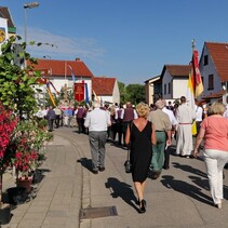 Fronleichnamsprozession 2018 in St. Leo Rödersheim