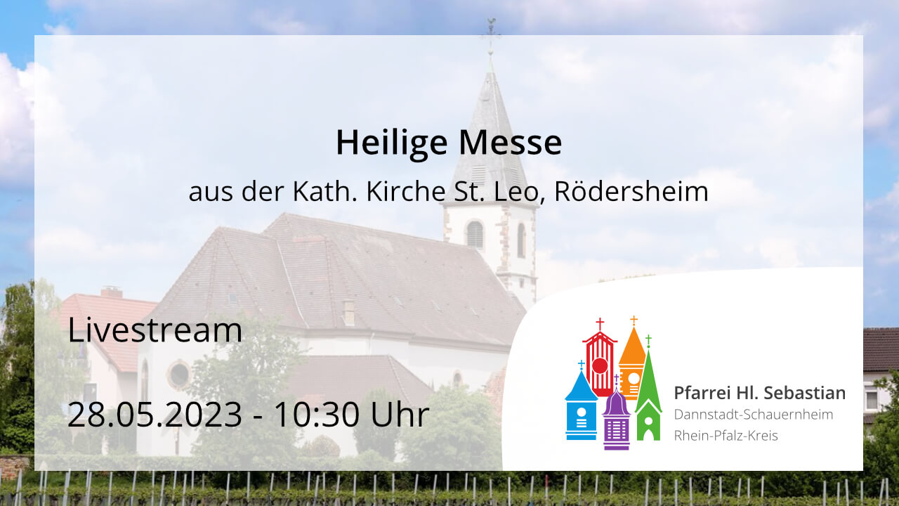 Gottesdienst am Pfingstsonntag, den 28.05.2023