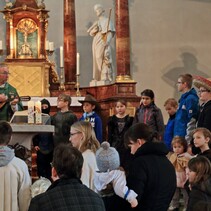 Faschingsgottesdienst 2018 in St. Medardus mit Band Regenbogen