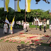 Fronleichnamsprozession 2018 in St. Leo Rödersheim