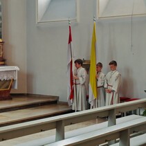 Pfingstgottesdienst in St. Leo, Rödersheim