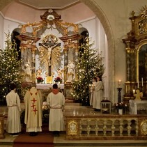 Christmette in St. Leo, Rödersheim