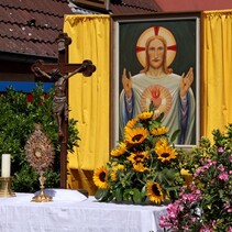 Fronleichnamsprozession 2017 in St. Peter, Hochdorf